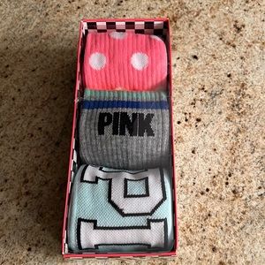 PINK Victoria’s Secret Knee High Socks, New in Box